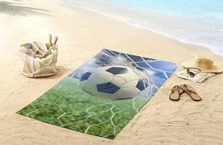 Serviette de plage football